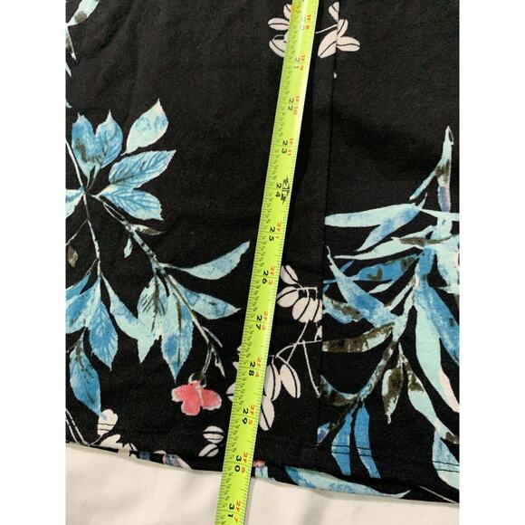 West Loop Women's Floral Dress Off Shoulders Ruffles Sz XL Off Black Floral - Picture 7 of 10